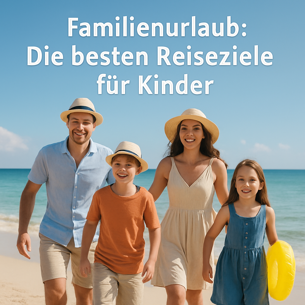 Familienurlaub: Die besten Reiseziele für Kinder
